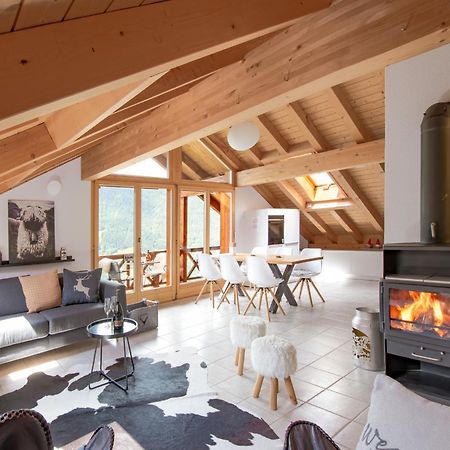 Chalet Rose Penthouse Wengen Extérieur photo
