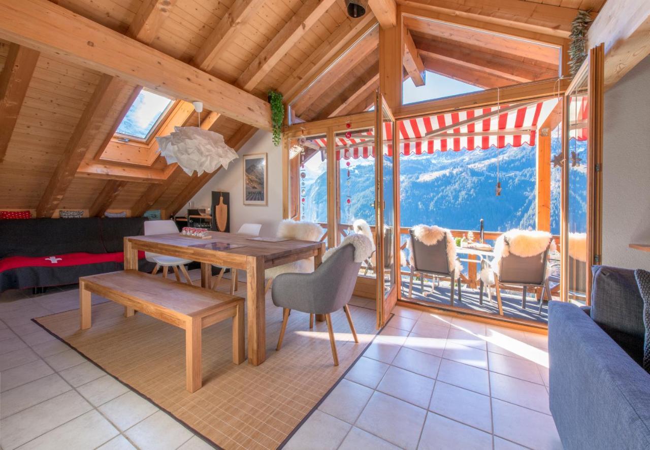 Chalet Rose Penthouse Wengen Extérieur photo