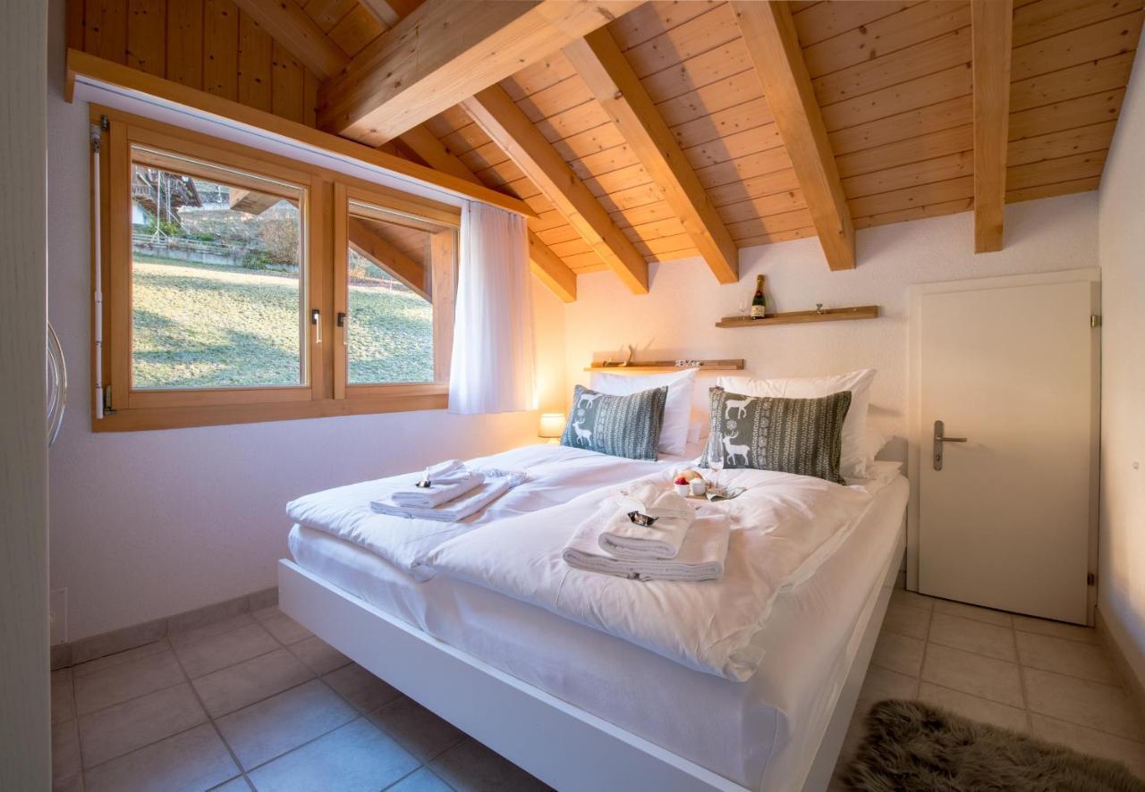 Chalet Rose Penthouse Wengen Extérieur photo