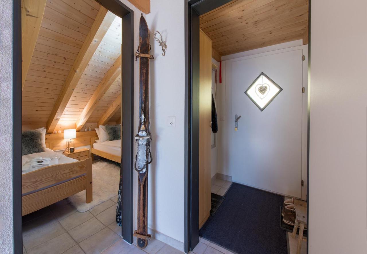Chalet Rose Penthouse Wengen Extérieur photo