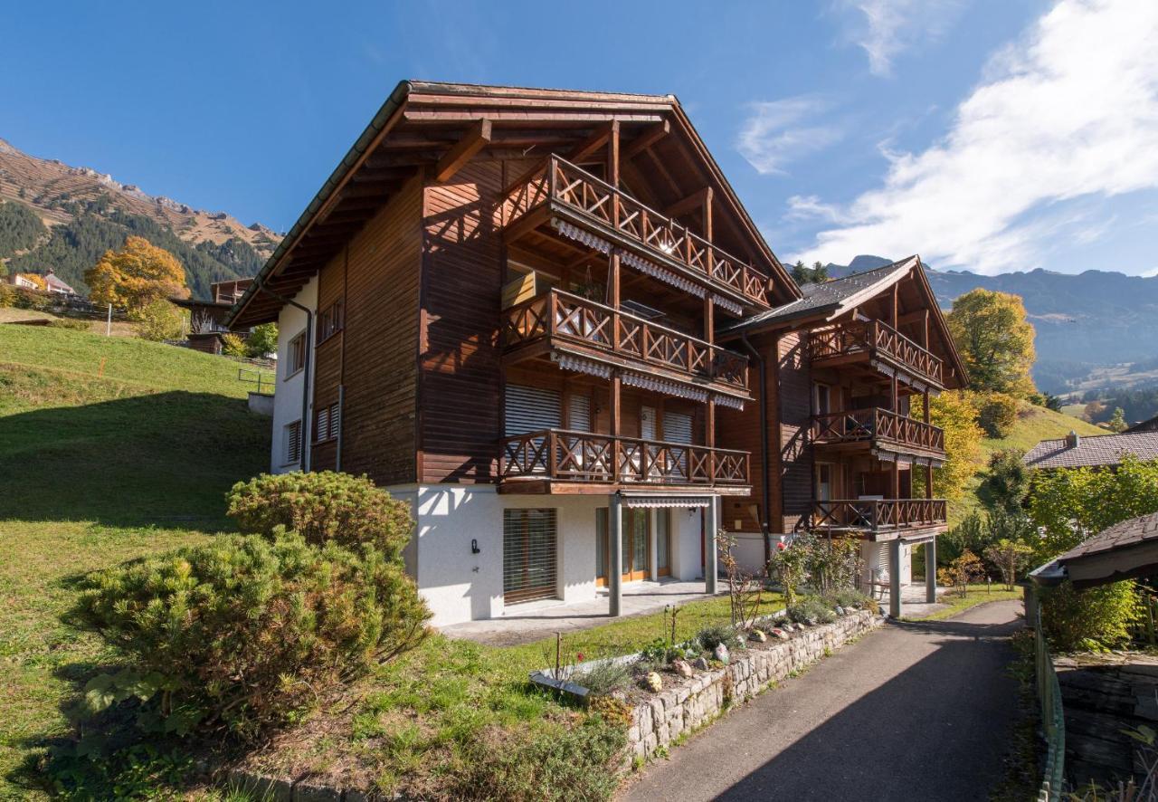 Chalet Rose Penthouse Wengen Extérieur photo