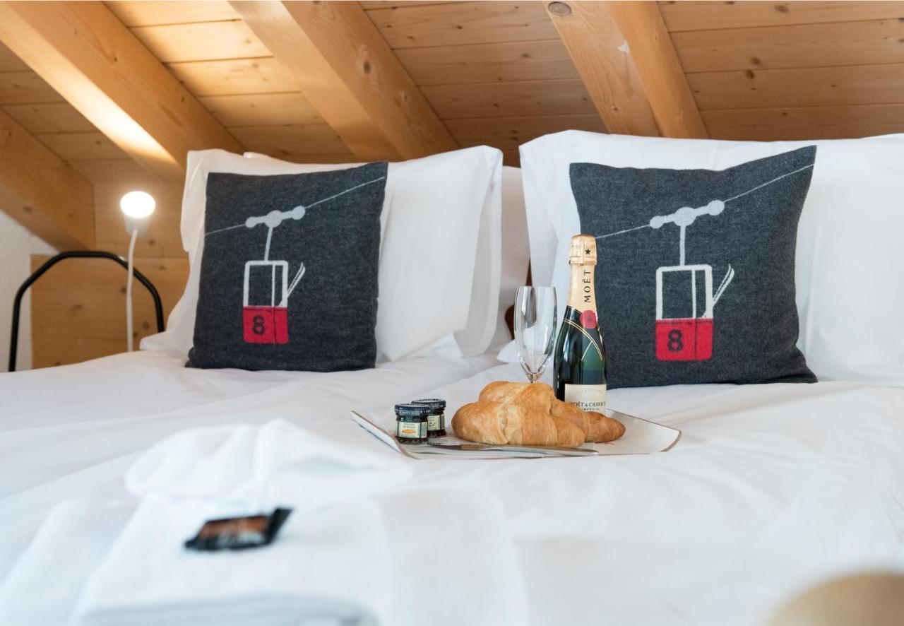 Chalet Rose Penthouse Wengen Extérieur photo