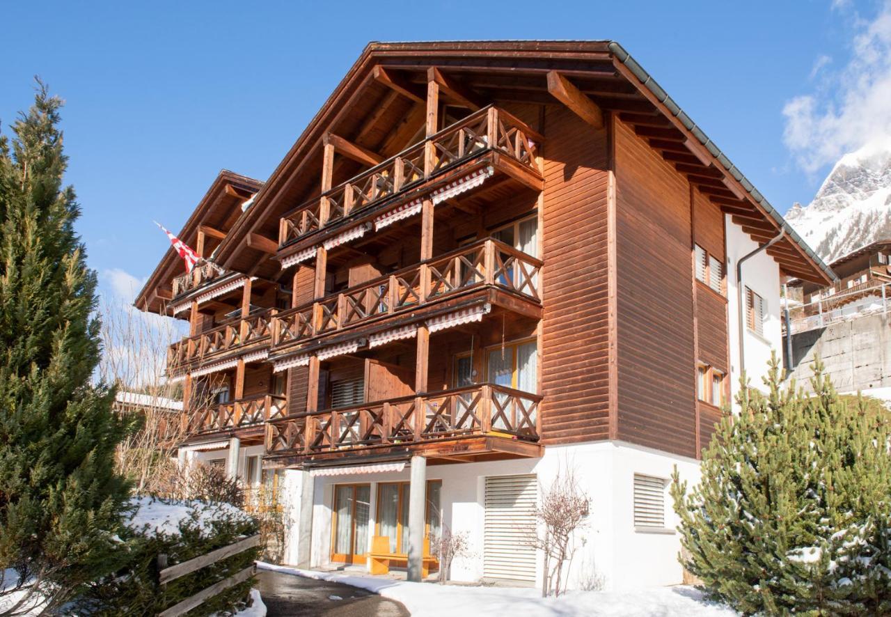 Chalet Rose Penthouse Wengen Extérieur photo